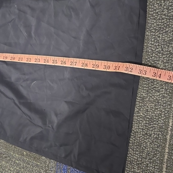 COS-Elastic Waist & Pockets Midi 100% Polyester Navy Skirt-Size 2 - Picture 12 of 12